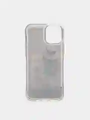 Бежевый меланж силиконовый чехол переливашка iPhone 12 / iPhone 12 Pro