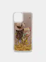 Бежевый меланж силиконовый чехол переливашка iPhone 12 / iPhone 12 Pro