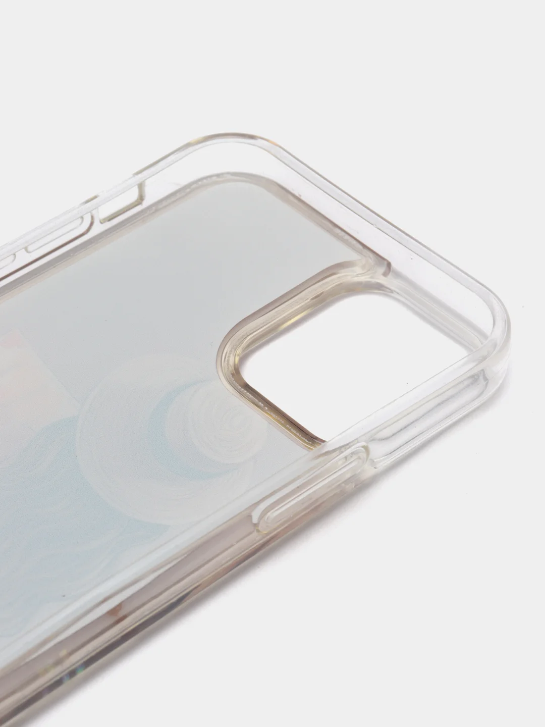 Бежевый меланж силиконовый чехол переливашка iPhone 12 / iPhone 12 Pro