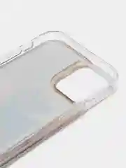 Бежевый меланж силиконовый чехол переливашка iPhone 12 / iPhone 12 Pro