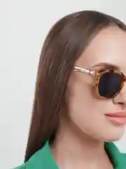 Хаки солнцезащитные очки