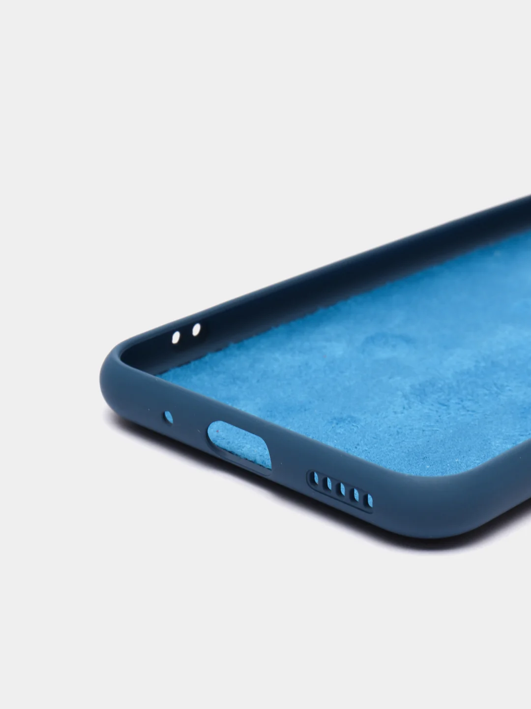 Синий меланж чехол для Honor P20Pro, 20, 20Pro, 8, 10X Lite, P30 Lite, P20 Lite бархат