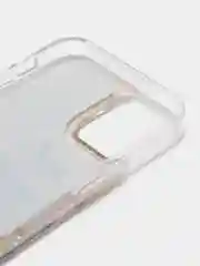 Бежевый силиконовый чехол Переливашка для iPhone 12 Mini