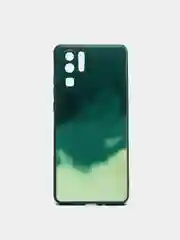 Зеленый чехол для Huawei P30 / P30 Pro акварель