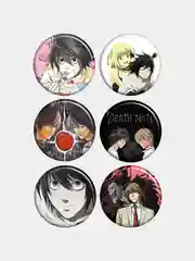 Значки "Тетрадь смерти", "Death Note", Ягами Лайт, Эл