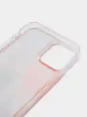 Красный силиконовый чехол переливашка iPhone 12 / iPhone 12 Pro