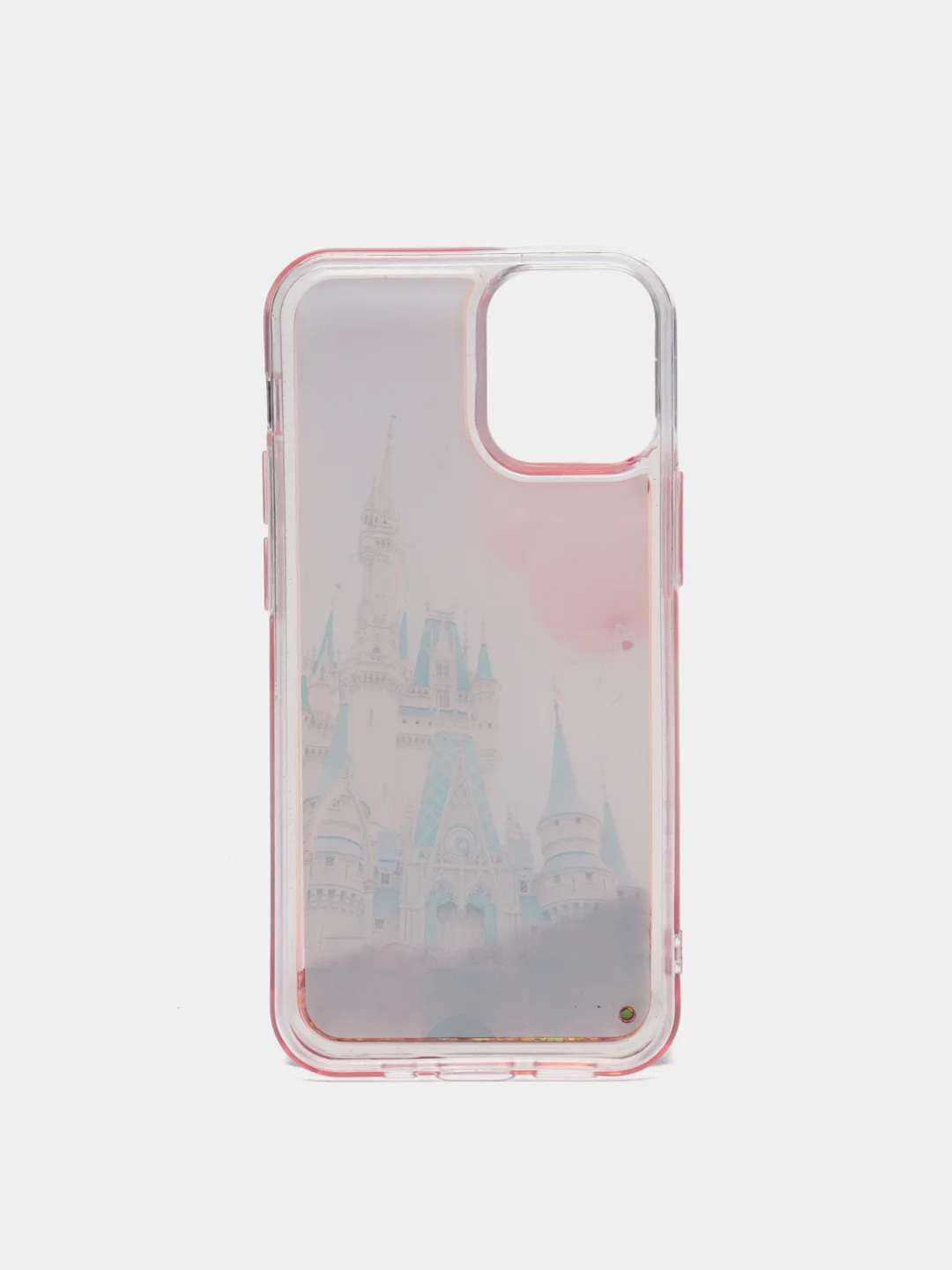 Красный силиконовый чехол Переливашка для iPhone 12 Mini