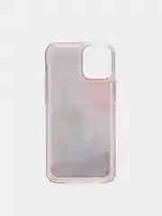 Красный силиконовый чехол Переливашка для iPhone 12 Mini