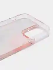 Красный силиконовый чехол Переливашка для iPhone 12 Mini