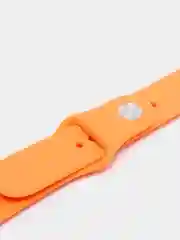 Оранжевый силиконовый ремешок для смарт часов Apple Watch на 42 / 44