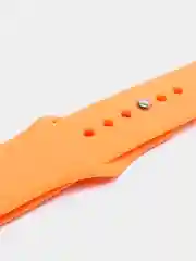 Оранжевый силиконовый ремешок для смарт часов Apple Watch на 42 / 44