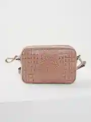 Бежевый сумка baro из натуральной кожи женская