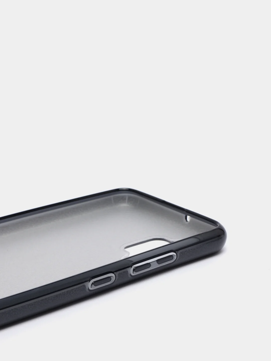 Темно-синий чехол силиконовый с блестками для Samsung Galaxy A32 4G