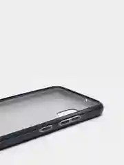 Темно-синий чехол силиконовый с блестками для Samsung Galaxy A32 4G