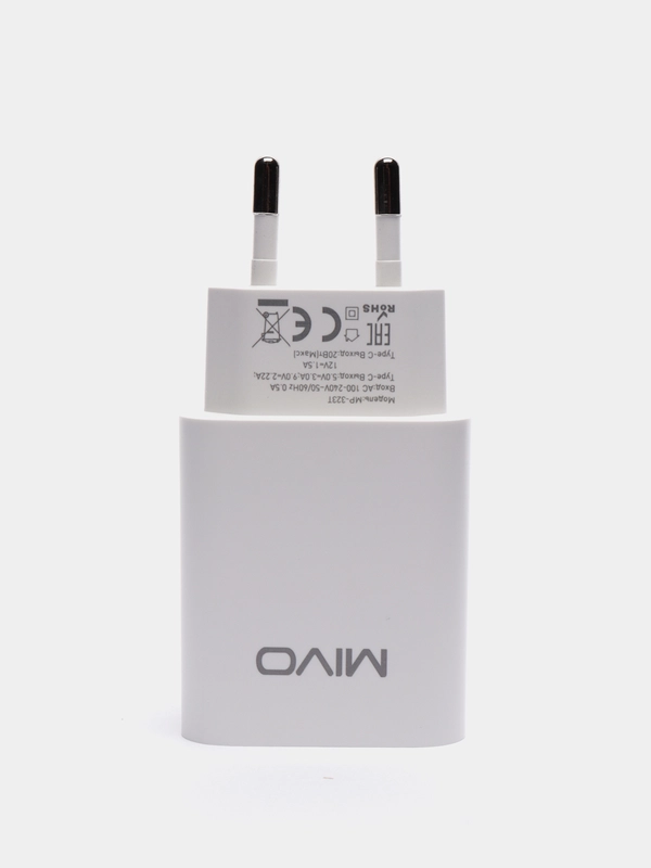 Блок питания для Apple с Type-C выходом с быстрой зарядкой 20W Mivo MP-323T