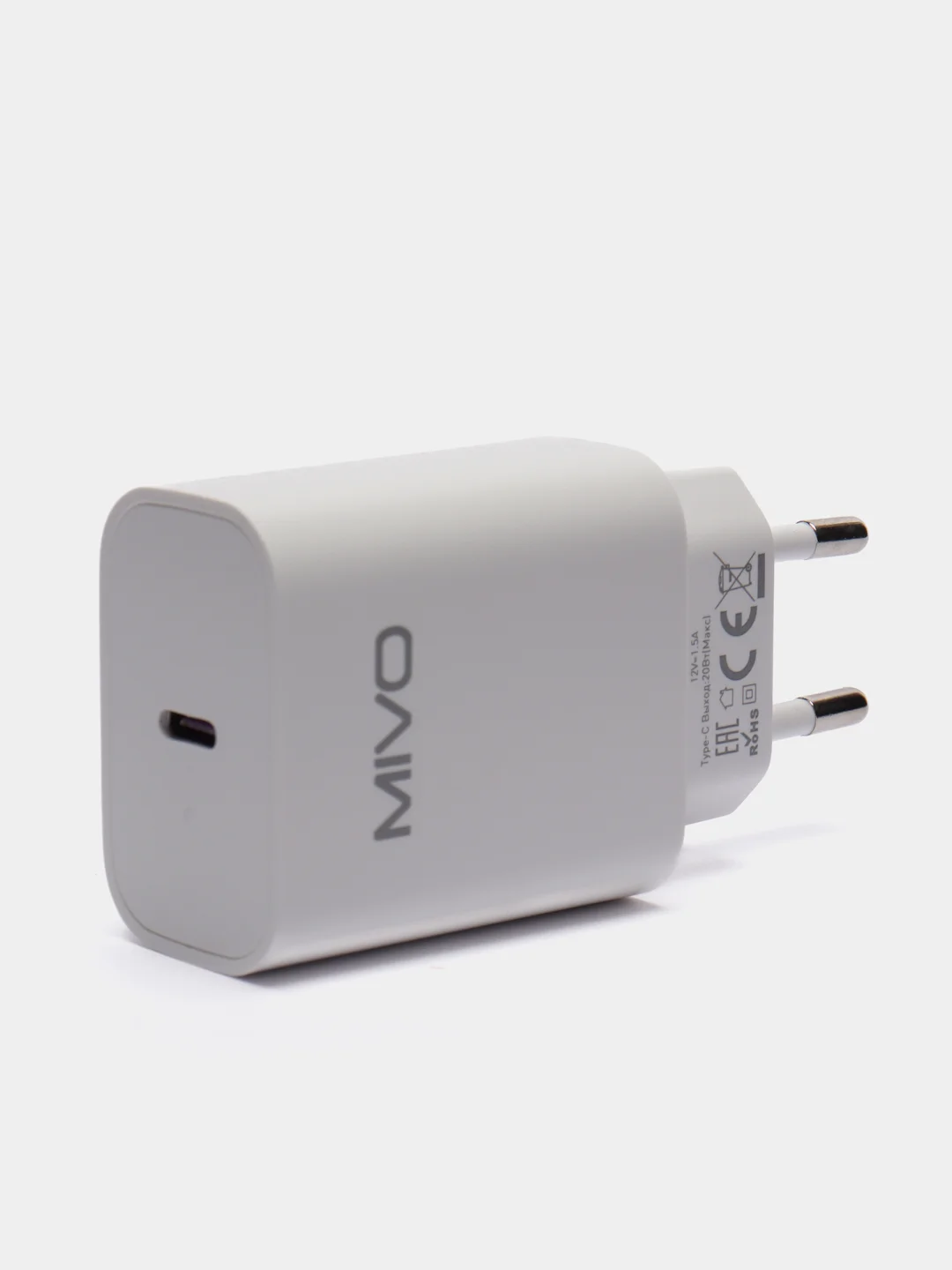 Блок питания для Apple с Type-C выходом с быстрой зарядкой 20W Mivo MP-323T