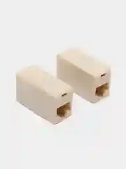 Коннектор RJ 45 в наборе соединитель кабеля проходной интернет адаптер