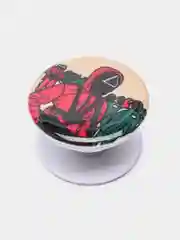 Пурпурный попсокет для смартфона "Игра в кальмара"