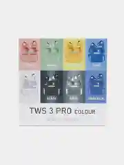 Зеленый вакуумные беспроводные наушники TWS 3 pro, STEREO, BLUETOOTH, СЕНСОРНОЕ УПРАВЛЕНИЕ