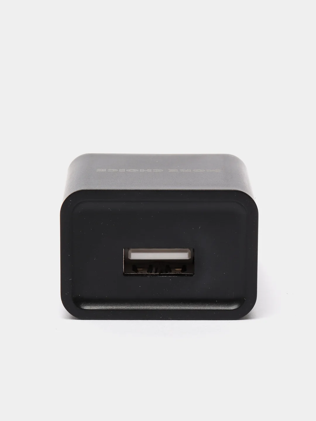 Черный блок питания с кабелем Micro-USB, зарядное устройство, 1USB, 1A, More Choice NC33