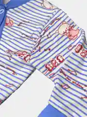 Синий комбинезон для новорожденных, 3-9 месяцев, хлопок