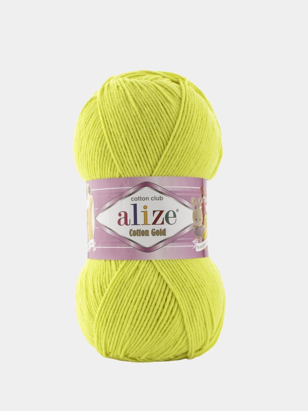 Пряжа Alize Cotton Gold 55% Хлопок 45% Акрил 100г 330м Ализе Коттон Голд