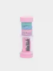 Розовый точилка - тубус с ластиком LOREX MULTI COTTON CLOUD
