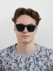 Угольный солнцезащитные очки, мужские