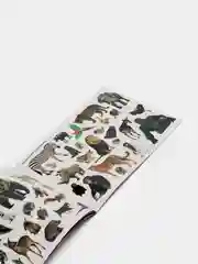 Горчичный книга с наклейками "100 наклеек"