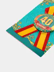 Орден подарочный с лентой "Юбиляр 40 лет"