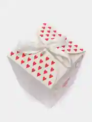 Подарочная коробка With love, 7,5 х 8 х 7,5 см
