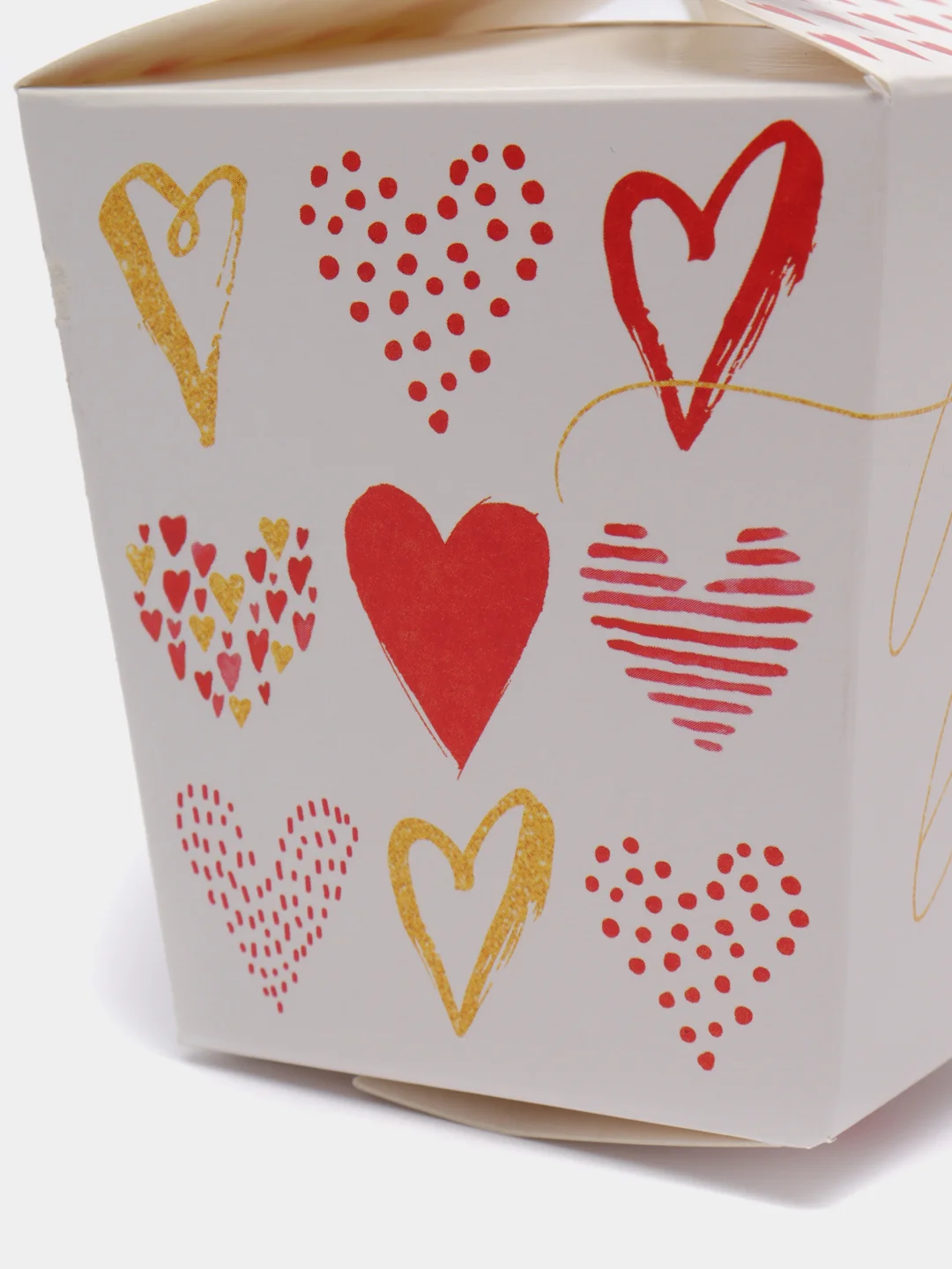 Подарочная коробка With love, 7,5 х 8 х 7,5 см