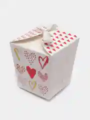 Подарочная коробка With love, 7,5 х 8 х 7,5 см