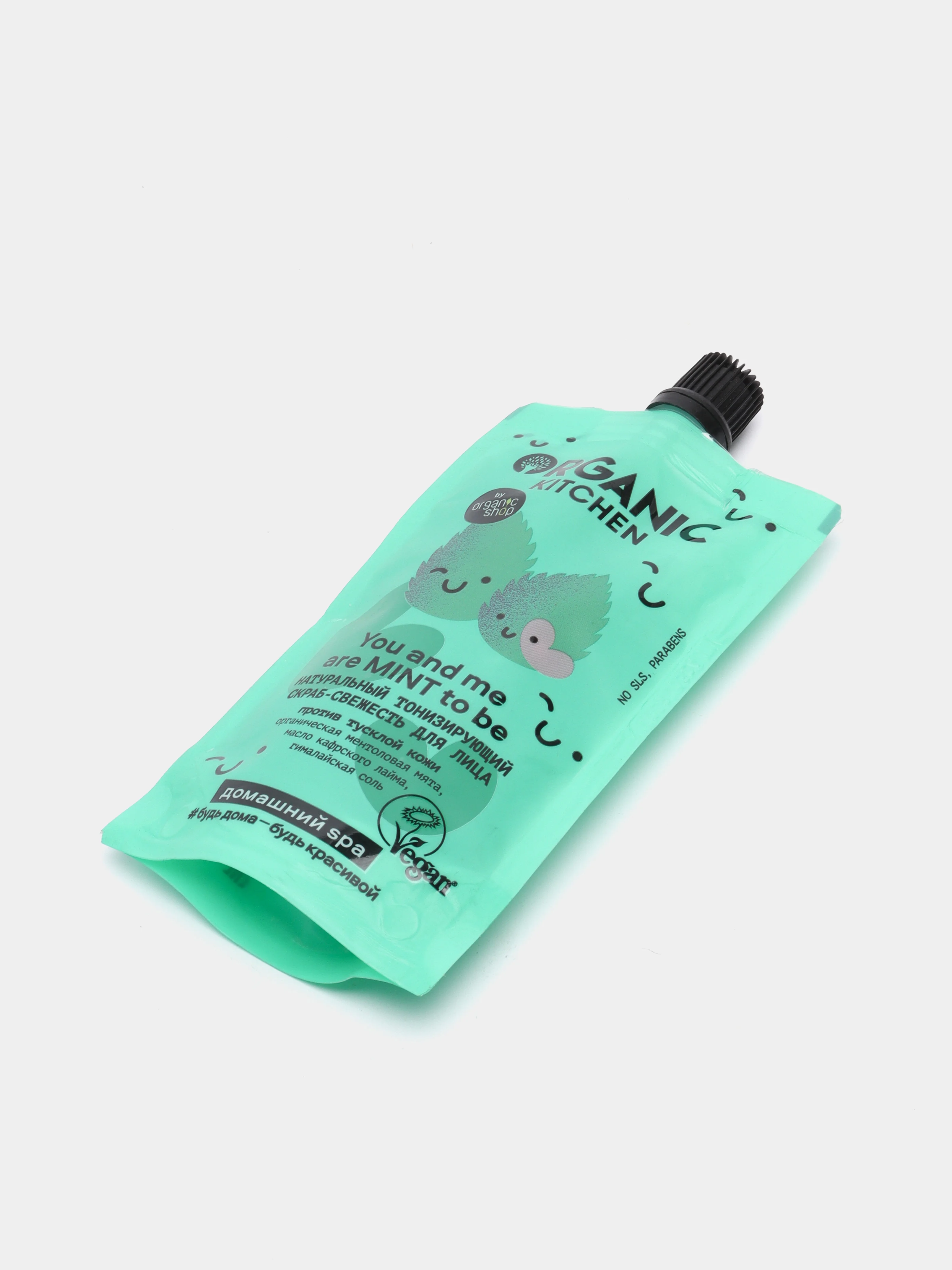 Скраб для лица Свежесть Organic Kitchen Домашний SPA "You And Me Are Mint To Be", 100 мл