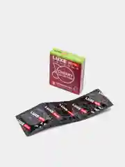 Презервативы LUXE ROYAL CHERRY COLLECTION гладкие с ароматом вишни 3 штуки