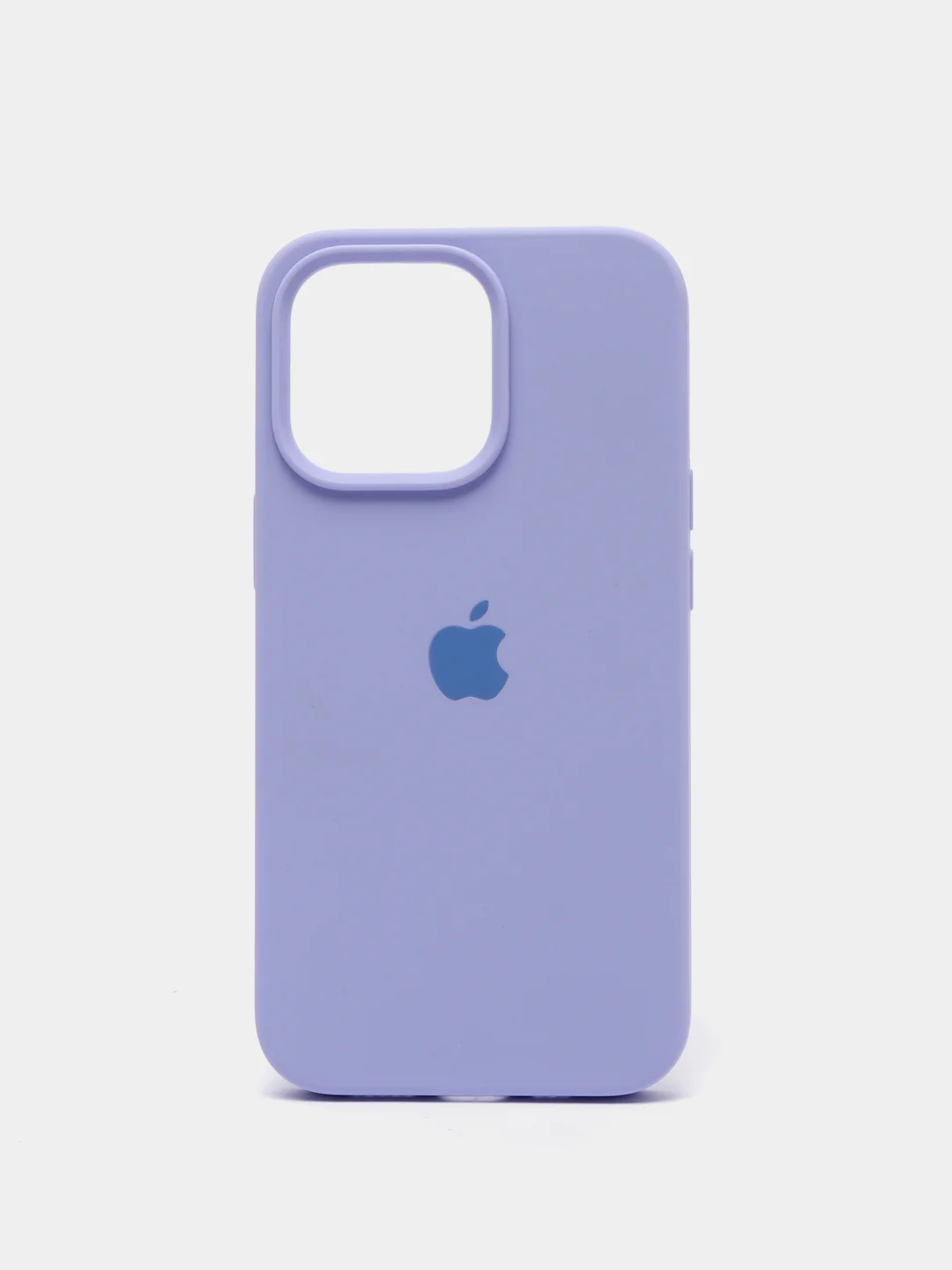 Лавандовый чехол Silicone Case для iPhone 13 Pro, закрытый низ