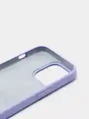 Лавандовый чехол Silicone Case для iPhone 13 Pro, закрытый низ