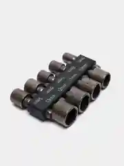 Набор торцевых головок 6-ти гранных (9шт) 1/4" 5-6-7-8-9-10-11-12-13 мм