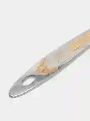Лопатка кулинарная/Поварская лопатка/Нержавеющая сталь, 33х10х2.5см, с рисунком