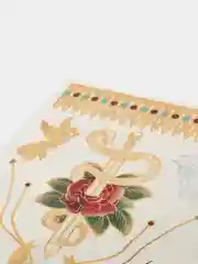 Коралловый временные переводные татуировки золотые, 21х15 см