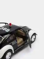 Металлическая машинка 1:32 Volkswagen Classical Beetle (Police) 1967 KT5057DP
