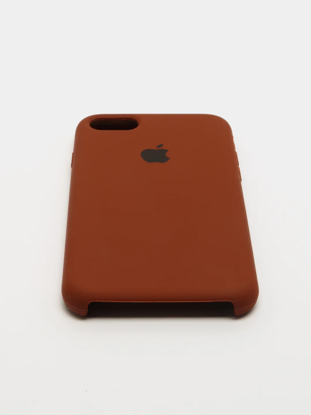 Коричневый чехол Silicone Case (Чехол силиконовый) для iPhone 8/ iPhone 8 plus