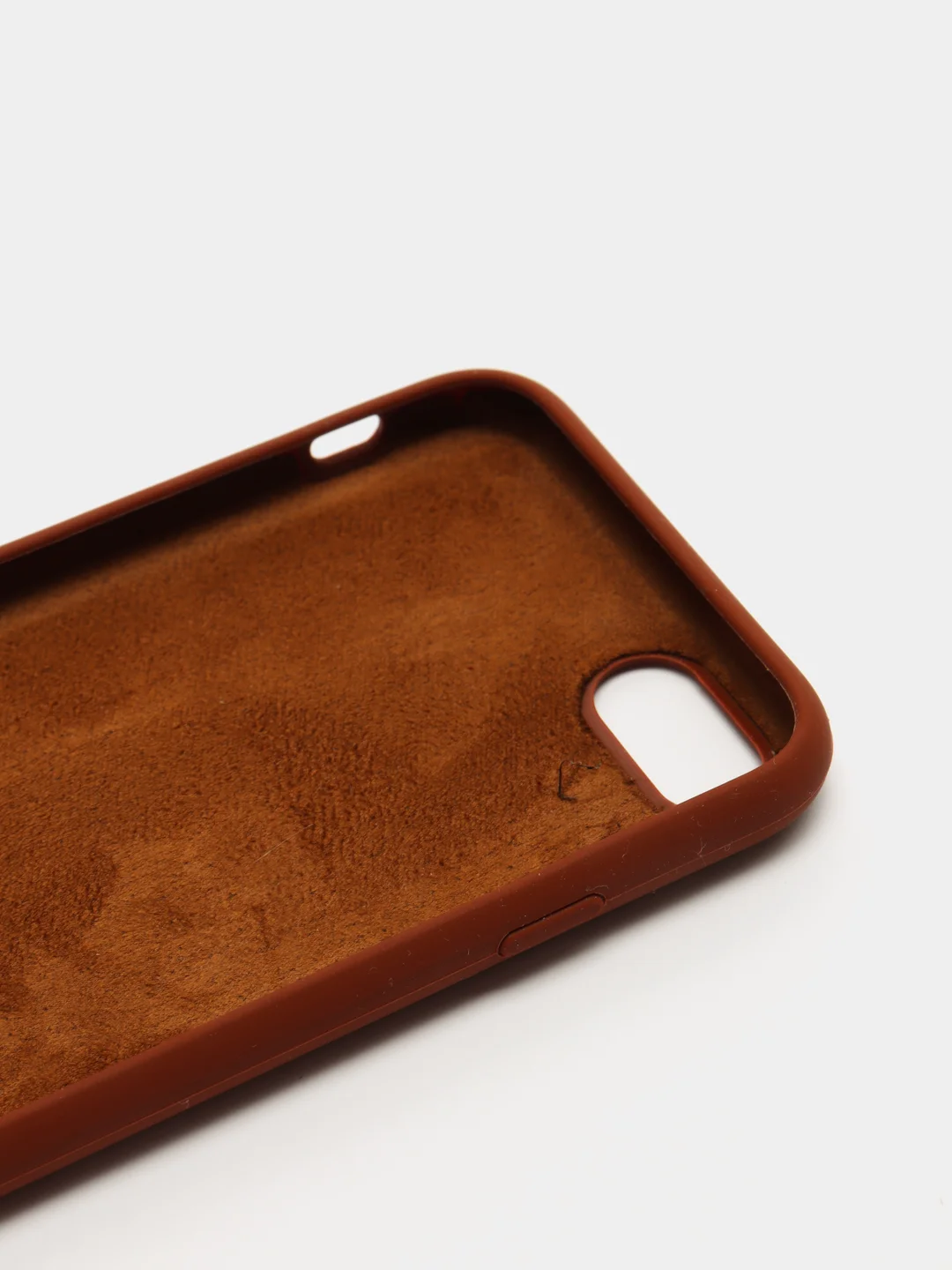 Коричневый чехол Silicone Case (Чехол силиконовый) для iPhone 8/ iPhone 8 plus