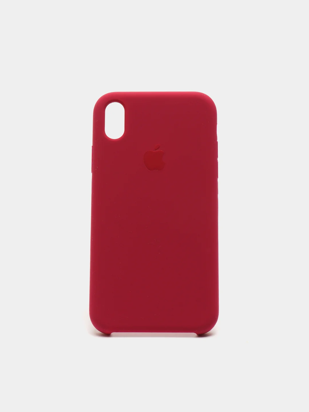 Тёмно-розовый чехол Silicone Case ( Чехол силиконовый ) для iPhone XR