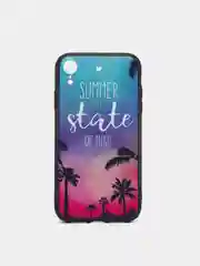 Голубой яркий чехол цветные принты картинки для  iPhone 5S SE 6 6S 7 Plus 8 X XS XR 11 Pro Max 12