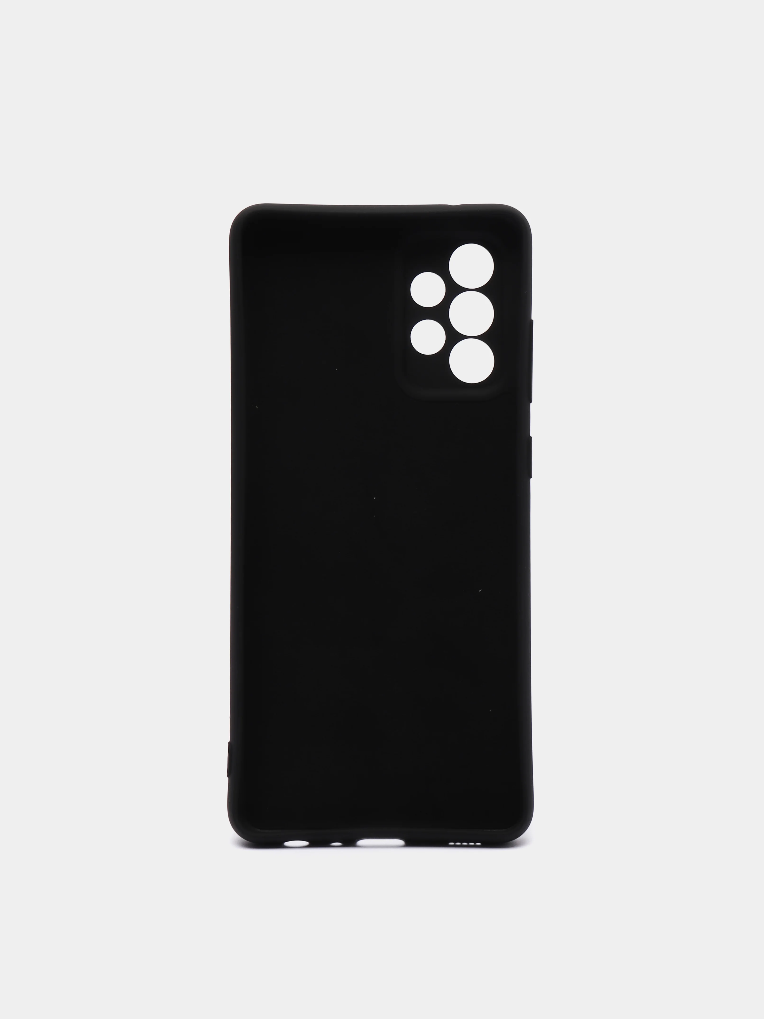 Черный чехол для Samsung A72 2021, A725F, A726F, силиконовый, противоударный, с бархатом внутри