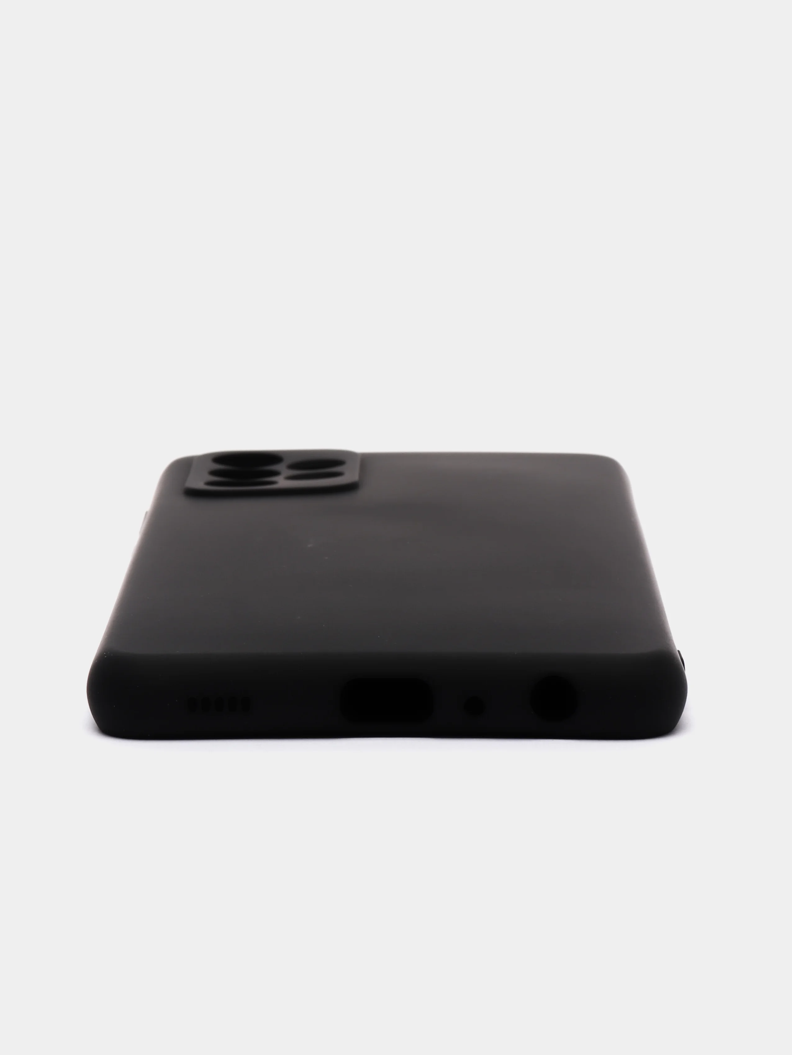 Черный чехол для Samsung A72 2021, A725F, A726F, силиконовый, противоударный, с бархатом внутри