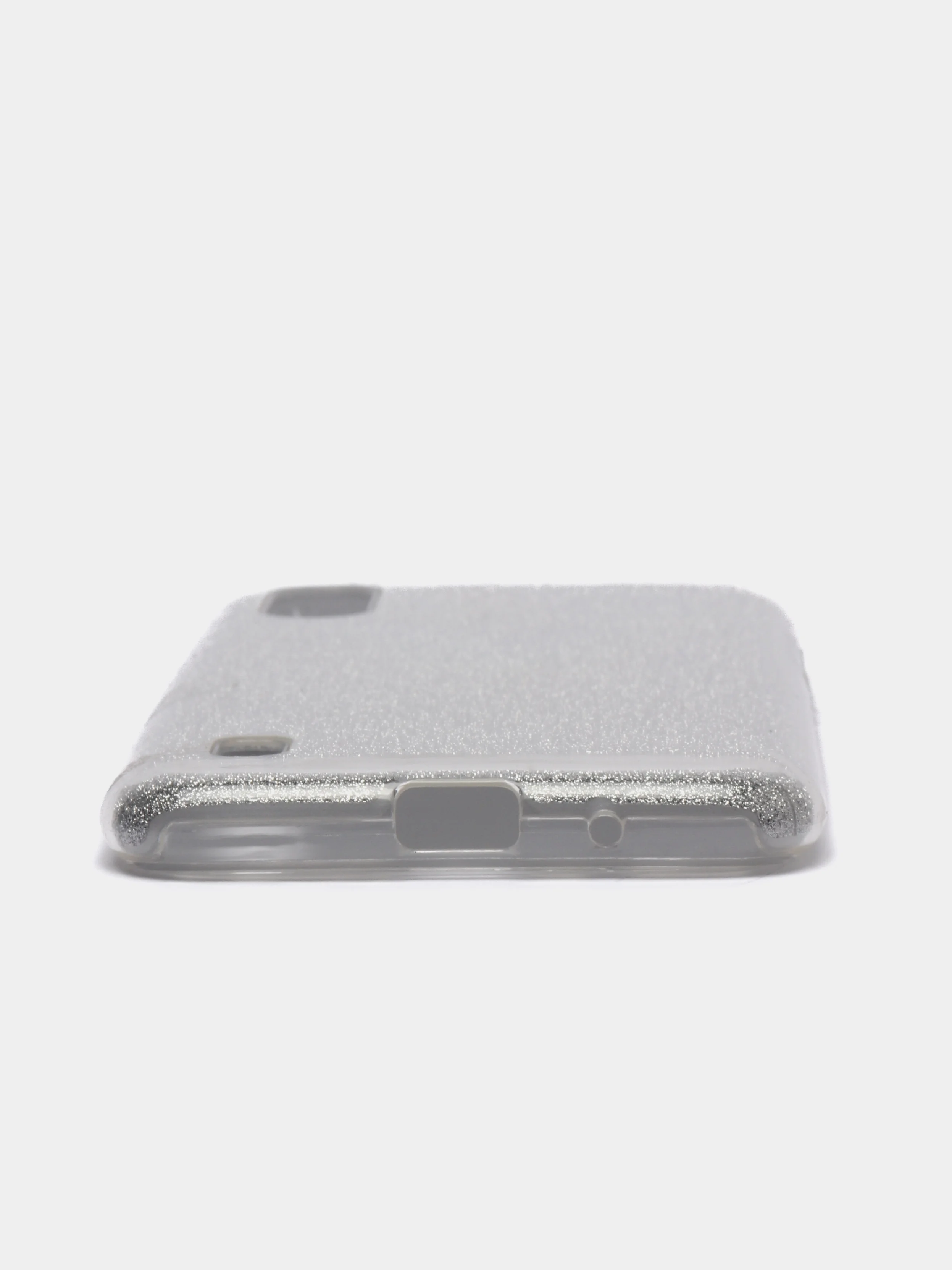 Серебряный чехол Samsung Galaxy A01 / M01, Самсунг Галакси А01 / М01 блестящий сияющий