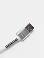 Белый кабель зарядный Micro-USB, Type-C, Lightning, 1 м