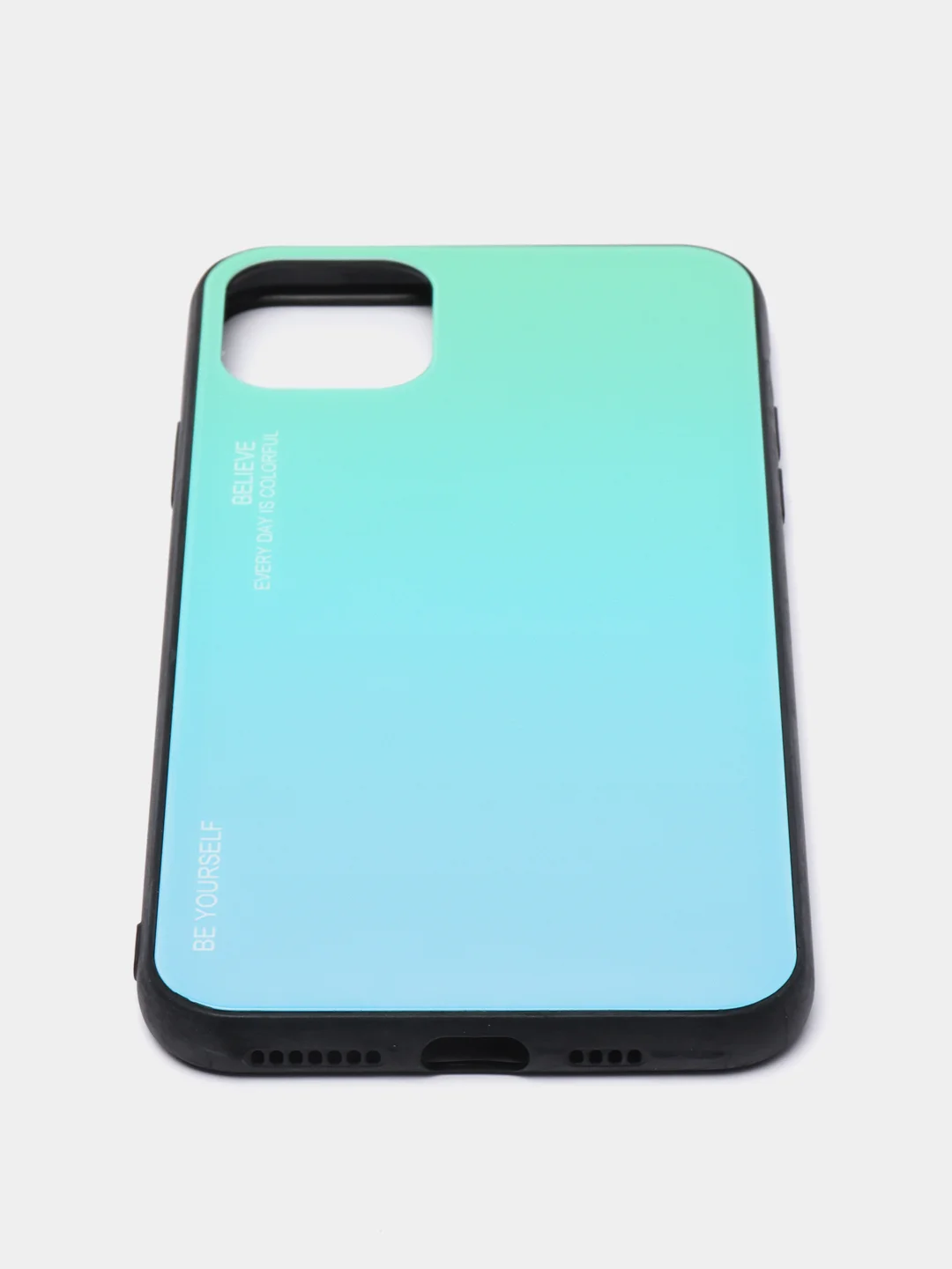 Угольный чехол для Apple iPhone 11 Pro Max из закалённого стекла, 7 цветов